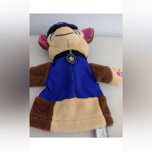 Paw Patrol CHASE German Shepard Pup Blue Uniform Plush Hand Puppet by Gund NWT - Picture 5 of 8